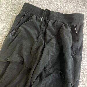 Nike Pants Mens Small Black Tech Pack Woven Zip Pocket Elastic Waist BV3266-011
